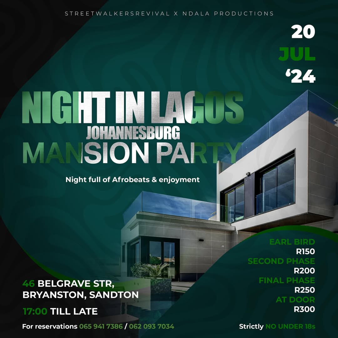 night in lagos shutdown after party poster